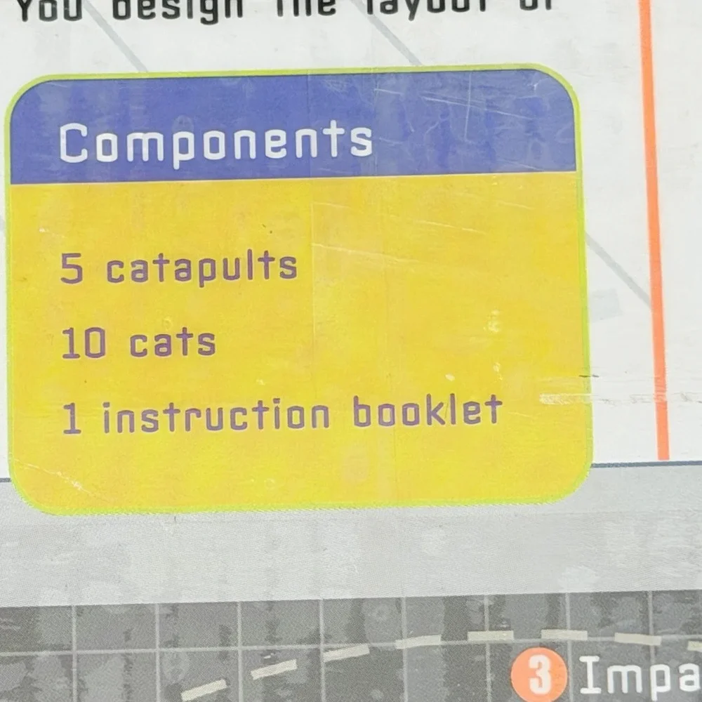 Cat-A-Pult Complete‎ Game 2001 HandsOnToys Flying Cats Chain Reaction Toy